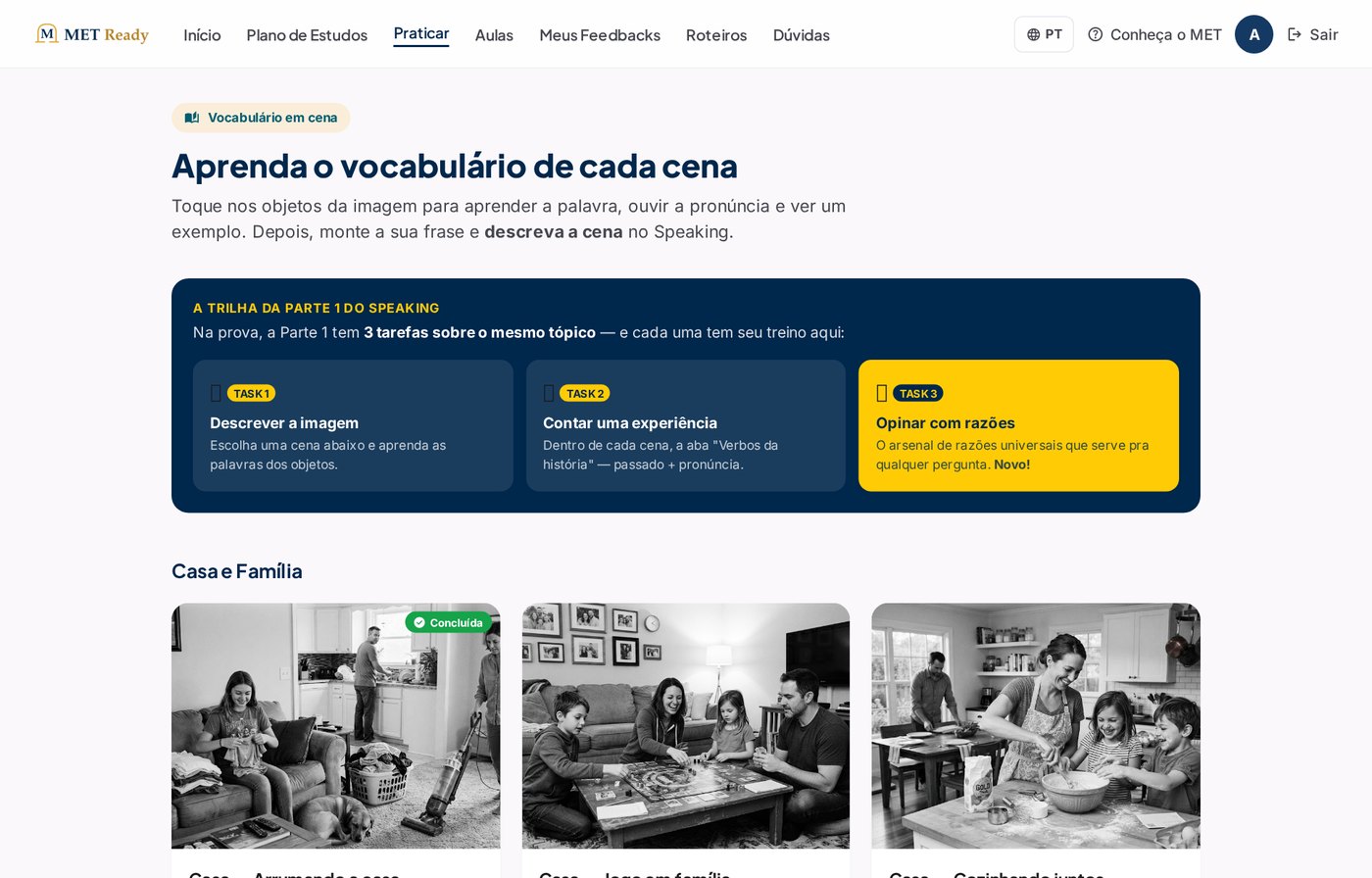 Vocabulário por cena