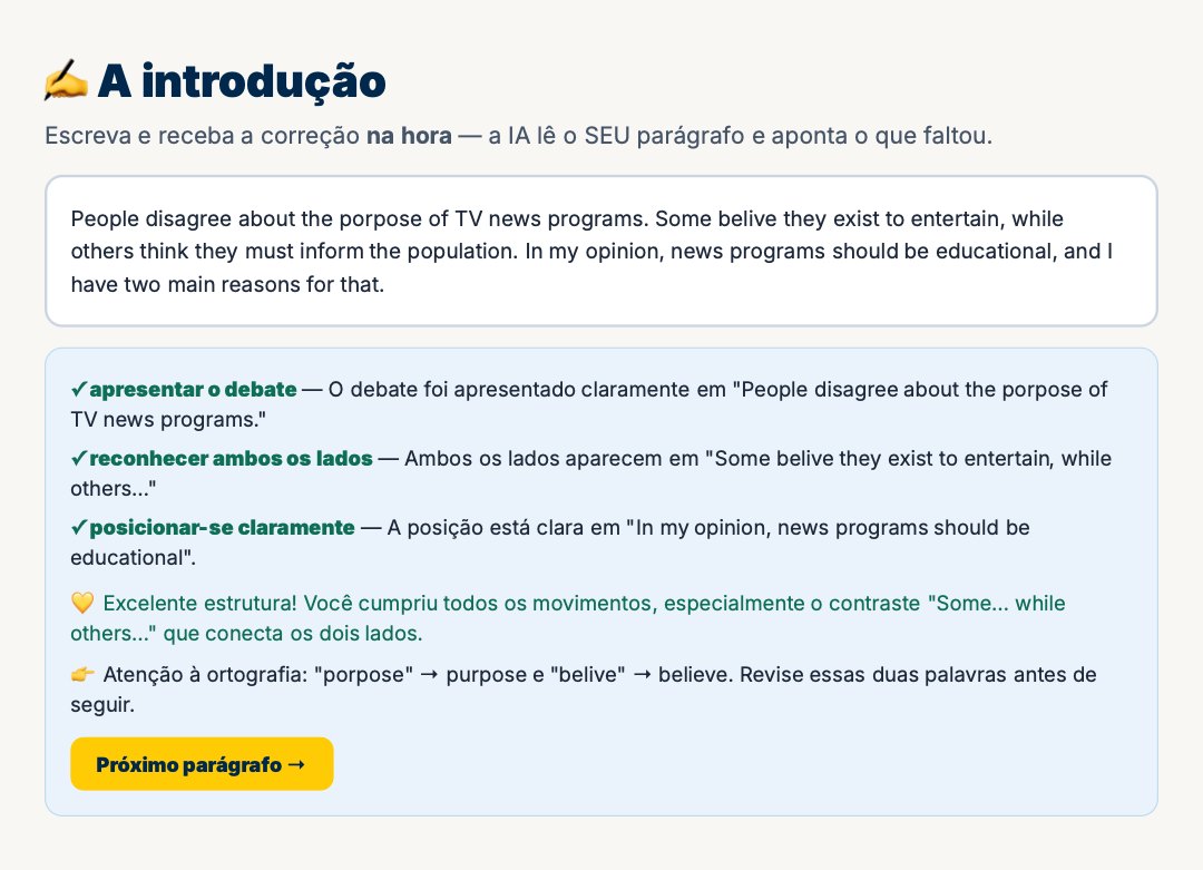 Correção por parágrafo